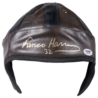 Franco Harris Autographed Leatherhead Football Helmet (PSA/DNA)
